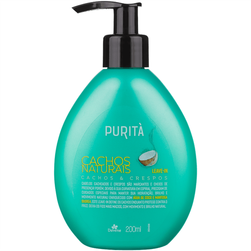 Leave In Purità Cachos Naturais  200ml