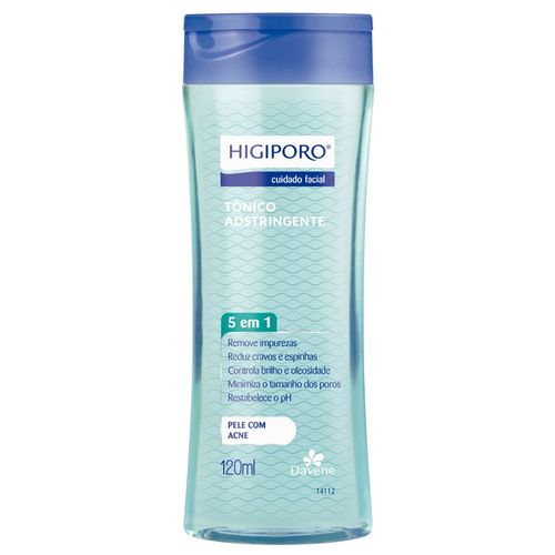 Tônico Adstringente Higiporo Pele Com Acne 120ml