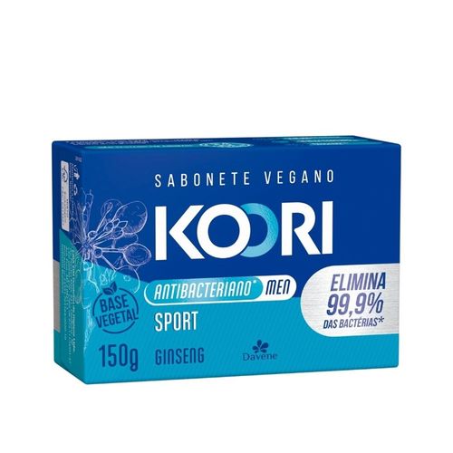 Sabonete Vegetal em Barra Koori  Antibac Sport 150g