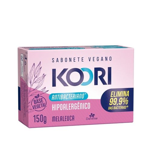 Sabonete Vegetal em Barra Koori Antibac Hipoalergênico 150g