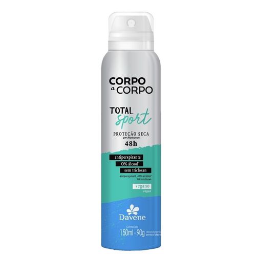 Desodorante Antiperspirante Aerossol Corpo a Corpo Sport 150ml