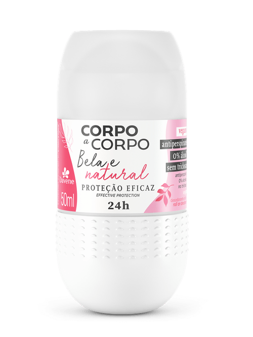 Desodorante Antiperspirante Roll On Corpo a Corpo Natural 50ml