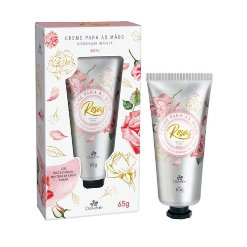 Creme de Mãos e Unhas Rosas 65g