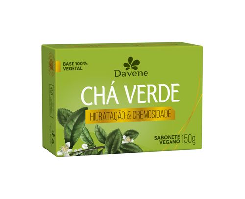 Sabonete Vegetal em Barra Hidratante Ingredientes Chá Verde 150g