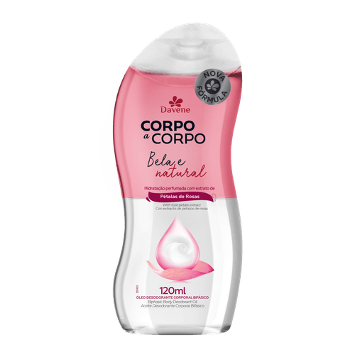 Óleo Bifásico Corpo a Corpo Natural 120ml