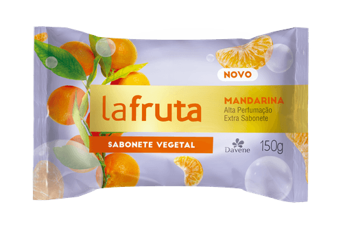 Sabonete em Barra Vegetal La Fruta Mandarina 150g