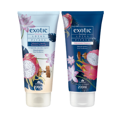 Kit Exotic Thailand  Hidratante Corporal + Sabonete Líquido 200 ML