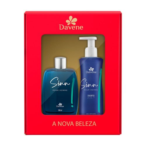 Kit Sinn Pour Homme Colônia 100ml + Shampoo 200ml