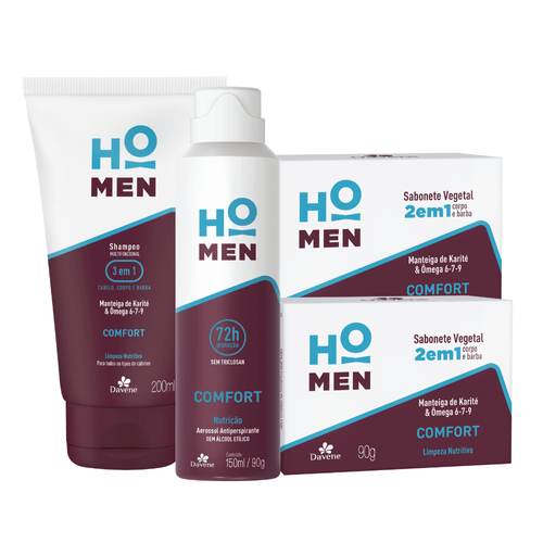 Especial Dia dos Pais 03  ( Shampoo + Sabonete barra + Desodorante Aerossol)