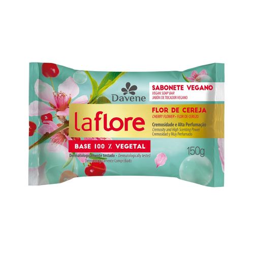 Sabonete em Barra Vegetal La Flore Flor de Cereja 150g