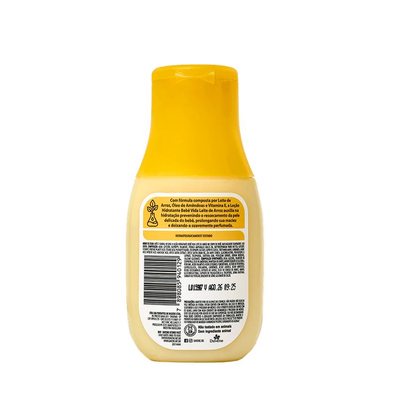 Shampoo-Bebe-Vida-Leite-de-Arroz-200ml---Davene