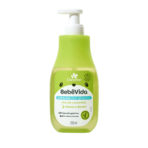 Sabonete Liquido Bebê Vida Chá de Camomila 200ml