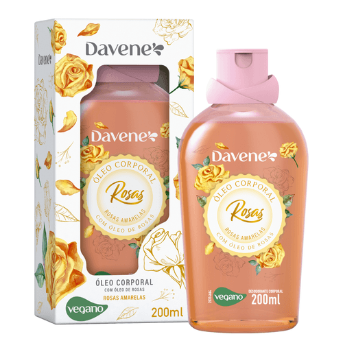 Óleo Corporal Rosas Amarelas 200ml