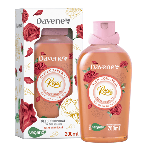 Óleo Corporal Rosas Vermelhas 200ml