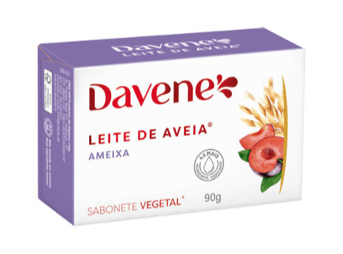 Sabonete Vegetal em Barra Leite de Aveia  Ameixa 90g