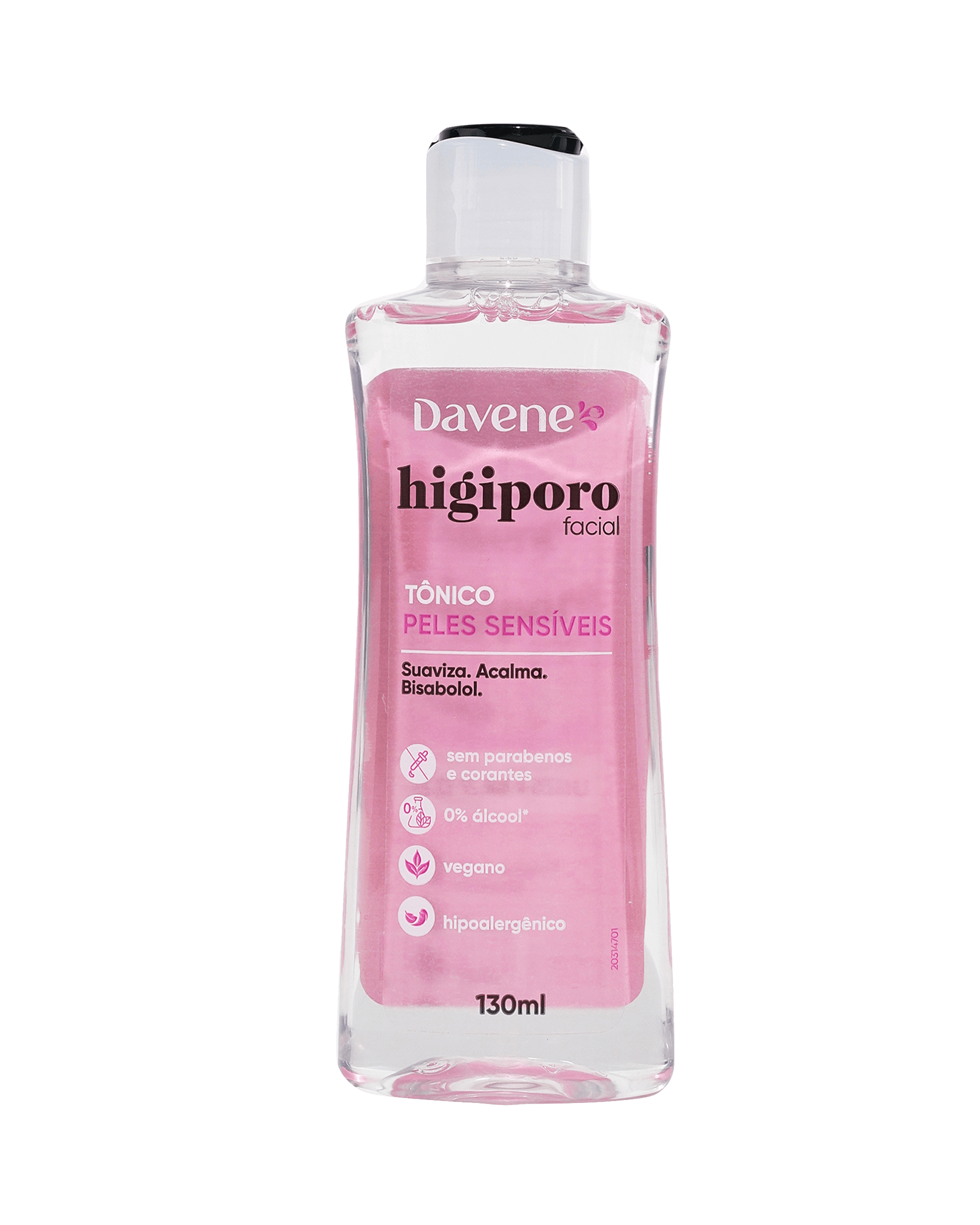 Tônico Higiporo Pele Sensíveis 130ml Davene
