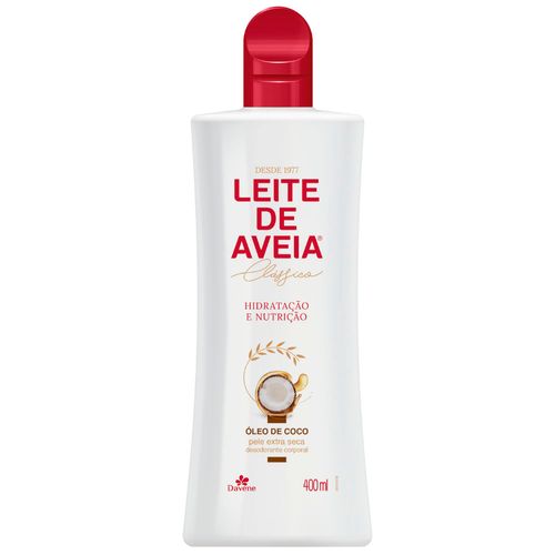 Hidratante Corporal Leite de Aveia Óleo de Coco 400ml