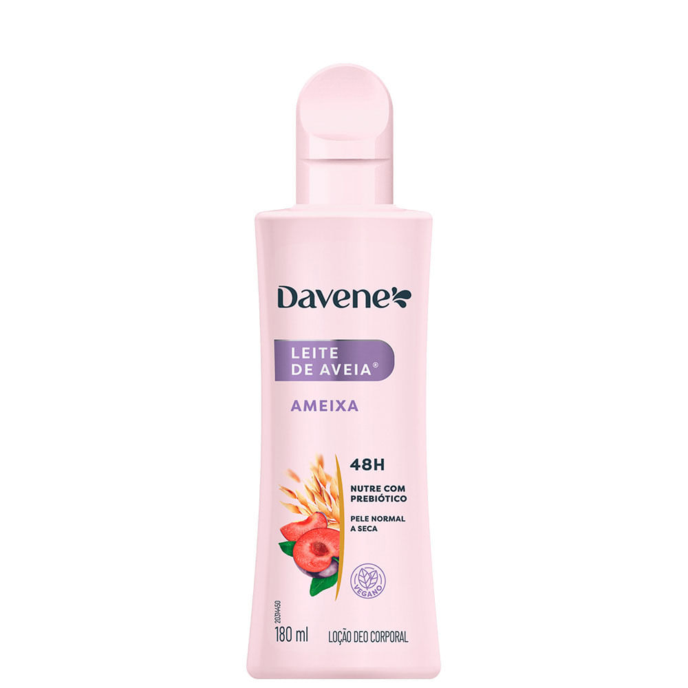Hidratante Corporal Leite de Aveia Ameixa 180ml Davene