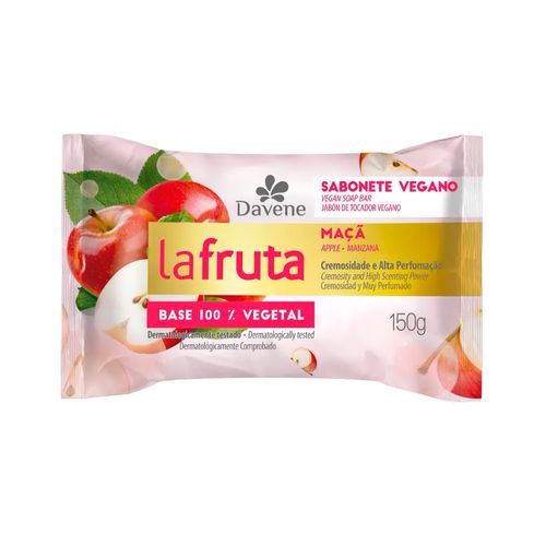 Sabonete em Barra Vegetal La Fruta  Maçã 150g