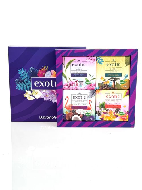 Kit especial sabonetes exotic com Caixa Personalizada