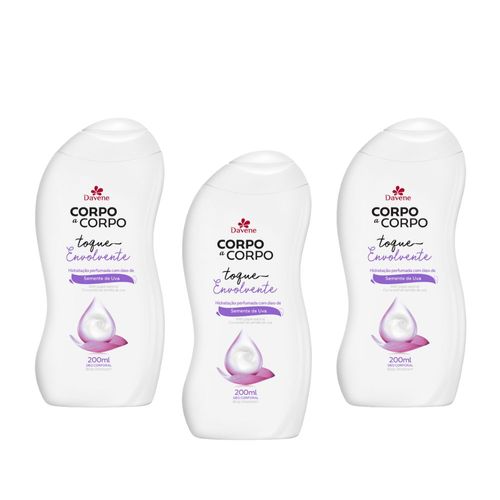 kit 3 Un Semana do Amigo - Hidratante Corporal Envolvente 200ml
