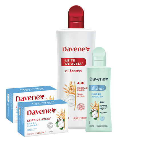 Kit Leite de Aveia Flor de Algodão Avós 002