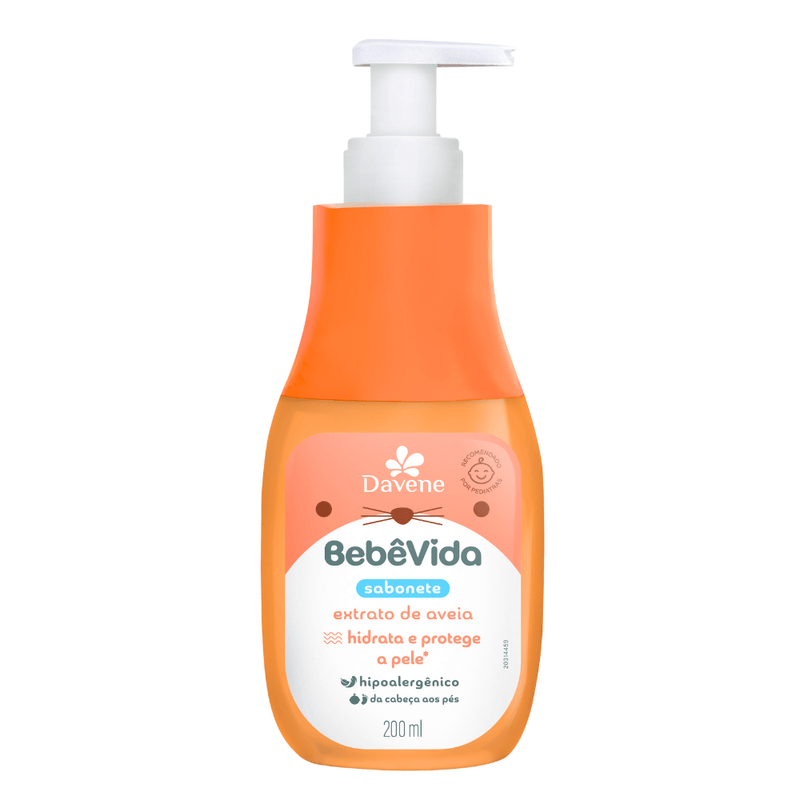 Bebe-Vida-Sabonete-Liquido-Extrato-de-Aveia-Davene