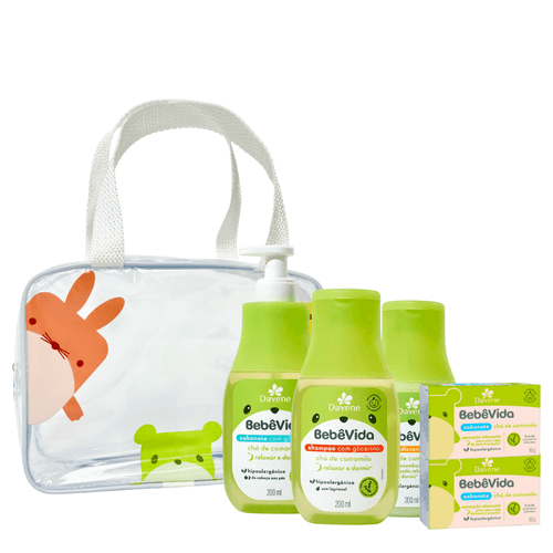 Kit Bebê Vida Chá de Camomila Davene (5 Produtos)
