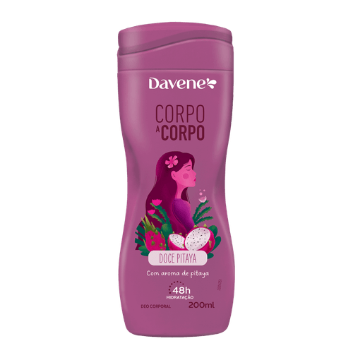 Loção Hidratante Corporal Corpo a Corpo Doce Pitaya 200ml - Davene