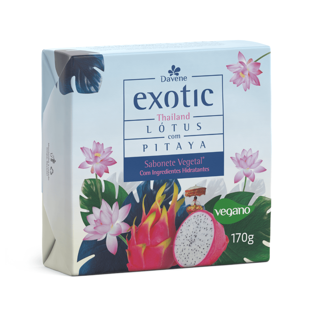 Sabonete Vegetal Hidratante Thailand Exotic 170g - Davene