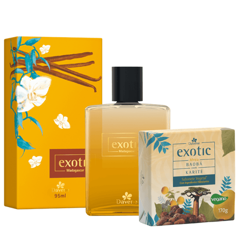 Kit Exotic Sabonete África + Madagascar