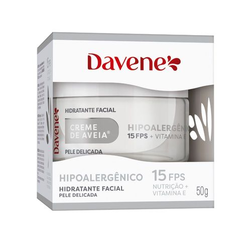 Creme Hidratante Facial de Aveia Hipoalergênico 50g