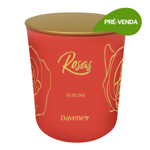 Vela Aromática Rosas Sublime 220ml - Davene