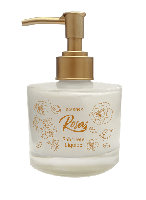 Sabonete Líquido Rosas Brancas Velvet 190ml - Davene