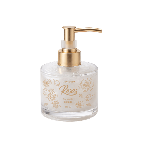 Sabonete Líquido Rosas Brancas Velvet 190ml - Davene
