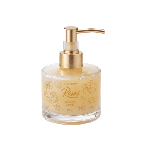 Sabonete Líquido Rosas Amarelas Summer Blooming 190ml - Davene