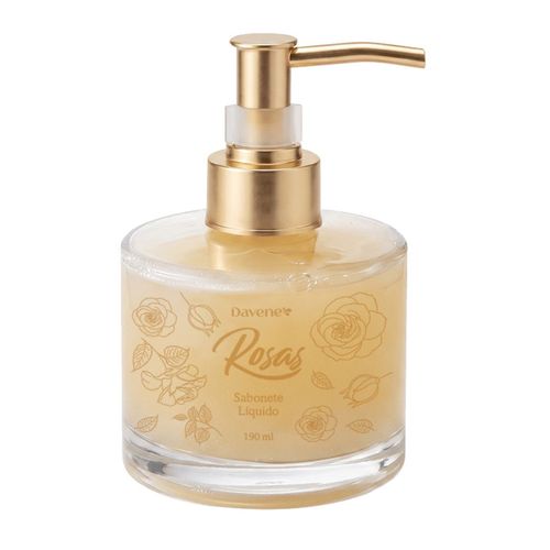 Sabonete Líquido Rosas Amarelas Summer Blooming 190ml - Davene