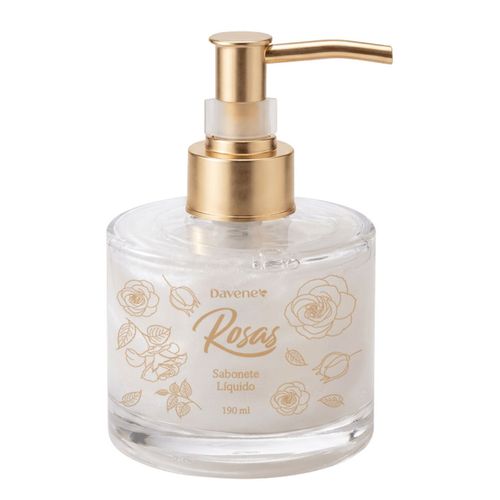 Sabonete Líquido Rosas Brancas Velvet 190ml - Davene