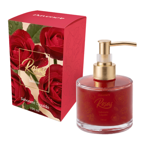 Sabonete Líquido Rosas Vermelhas Sublime 190ml - Davene