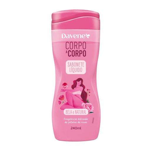 Sabonete Líquido Corporal Corpo a Corpo Bela e Natural 240ml - Davene