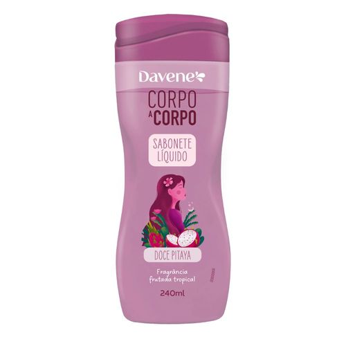 Sabonete Líquido Corporal Corpo a Corpo Pitaya 240ml - Davene