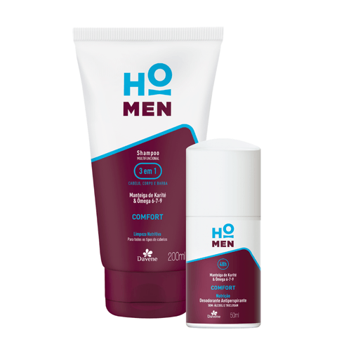 Kit Ho Men Comfort Shampoo + Roll-on Davene