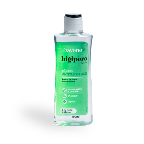 Tônico Higiporo Pele Mista e Oleosa 130ml – Davene