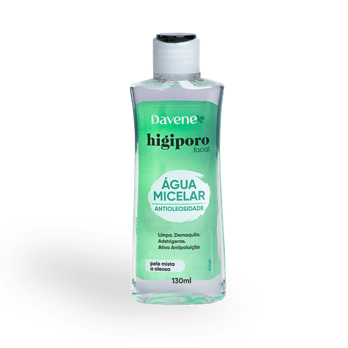 Água Micelar Higiporo Pele Mista a Oleosa 130ml – Davene