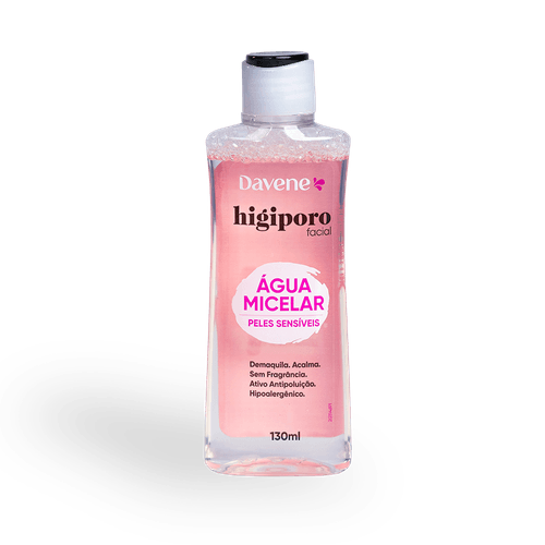 Água Micelar Higiporo Pele Sensível 130ml – Davene