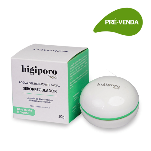 Hidratante Facial Higiporo Pele Mista e Oleosa Acqua Gel 30g - Davene