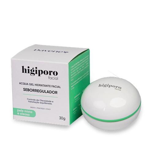Hidratante Facial Higiporo Pele Mista e Oleosa Acqua Gel 30g - Davene